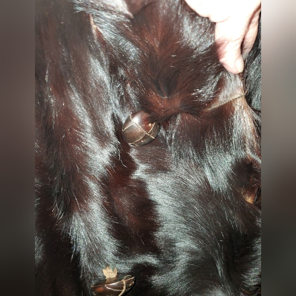 🐻🐻🐻MEN'S BLACK BEAR FUR FULL LENGTH COAT🐻🐻🐻 - Picture 14 of 16